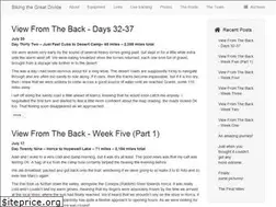Sites similar to bikingthegreatdivide.com