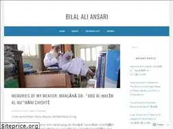 Sites similar to bilalaliansari.com