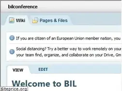 Sites similar to bilconference.pbworks.com