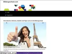 Sites similar to bildungsurlaub.com