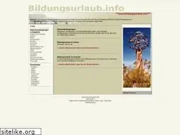Sites similar to bildungsurlaub.info