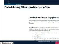 Sites similar to bildungswissenschaften.uni-saarland.de