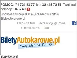 Sites similar to biletyautokarowe.pl
