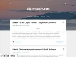 Sites similar to bilgieksenim.com