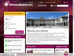 Sites similar to bilhetesmadrid.com