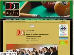 Sites similar to biliardszovetseg.hu