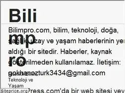 Sites similar to bilimpro.com