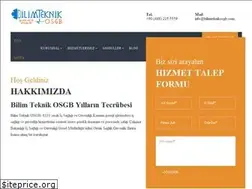 Sites similar to bilimteknikosgb.com