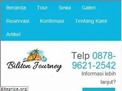 Sites similar to bilitonjourney.net