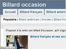 Sites similar to billard-occasion.com