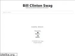 Sites similar to billclintonswag.com