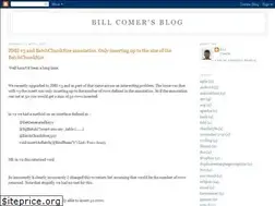Sites similar to billcomer.blogspot.com