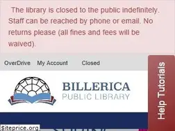 Sites similar to billericalibrary.org