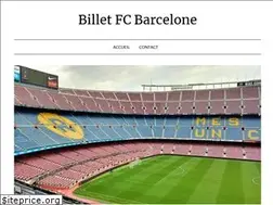 Sites similar to billet-fc-barcelone.fr