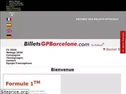 Sites similar to billetsgpbarcelone.com