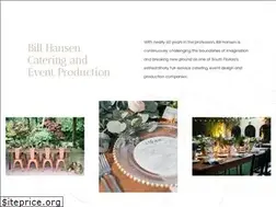 Sites similar to billhansencatering.com