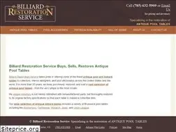 Sites similar to billiardrestoration.com