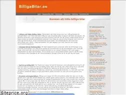 Sites similar to billigabilar.se