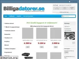 Sites similar to billigadatorer.se