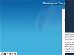 Sites similar to billigdomain.net