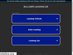 Sites similar to billiger-leasing.de