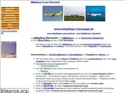 Sites similar to billigflieger-homepage.de