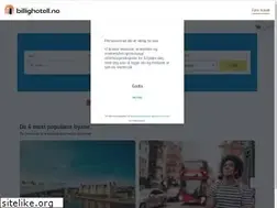 Sites similar to billighotell.no