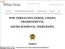 Sites similar to billigsarge.de