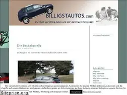 Sites similar to billigstautos.com