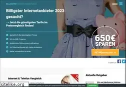 Sites similar to billigster-internetanbieter.de