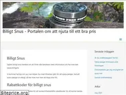 Sites similar to billigt-snus.se