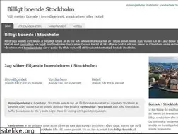 Sites similar to billigtboendestockholm.se