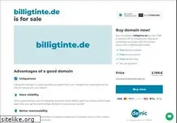 Sites similar to billigtinte.de