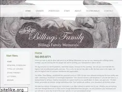 Sites similar to billingsfamilymemorials.com