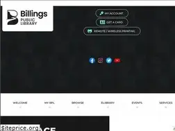 Sites similar to billingslibrary.org