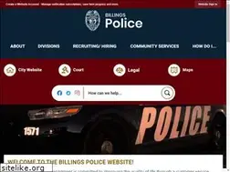 Sites similar to billingspolice.com