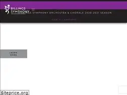 Sites similar to billingssymphony.org