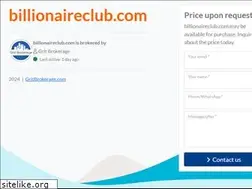 Sites similar to billionaireclub.com