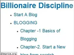 Sites similar to billionairediscipline.com