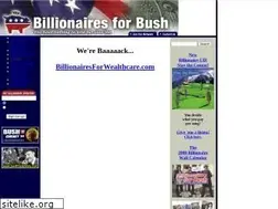 Sites similar to billionairesforbush.com