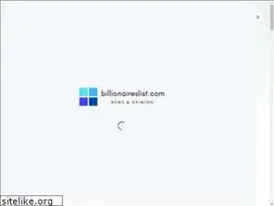 Sites similar to billionaireslist.com