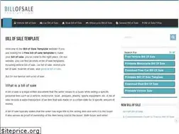 Sites similar to billofsale-template.com