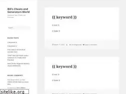 Sites similar to billscheatworld.com