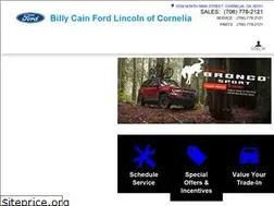 Sites similar to billycainfordofcornelia.com