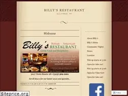 Sites similar to billysrestaurant.org