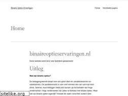 Sites similar to binaireoptieservaringen.nl