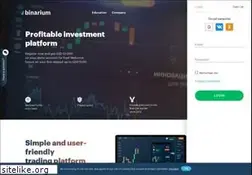 Sites similar to binarium.com