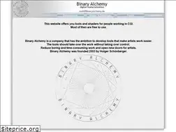 Sites similar to binaryalchemy.de