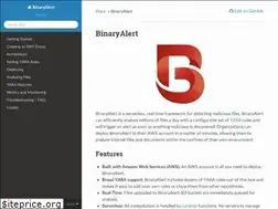Sites similar to binaryalert.io