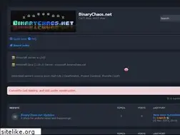 Sites similar to binarychaos.net